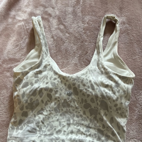 Lululemon Align Tank Top - Cheetah Camo Antique White Multi [Size 4] - Picture 5 of 5